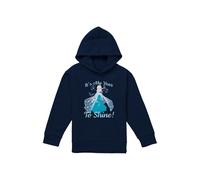 Disney Frozen New Year, My Year To Shine Youth Kids Pull-Over Hoodie, Navy | Size: 9-11 Years Disney Navy 9-11 Years