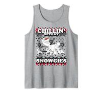 Disney Frozen Olaf Chillin' With My Snowgies Sweater Style Tank Top