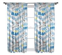 Disney Frozen Olaf Curtains 66”x 72” Children’s Bedroom Ready Made Pencil Pleat