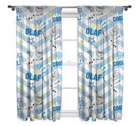 Disney Frozen Olaf Curtains 66”x 72” Children’s Bedroom Ready Made Pencil Pleat