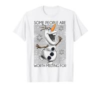 Disney Frozen Olaf Some People Are Worth Melting For T-Shirt T-Shirt