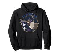 Disney Frozen Olaf Sven Ribbon Bells Circle Design Pullover Hoodie