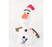 Disney Frozen OLAF the SNOWMAN santa hat 8" ty beanie baby plush soft toy - NEW!