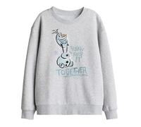 Disney Frozen Olaf Trying To Keep It Together Kids Sweatshirt, Athletic Heather, 12-13