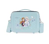 Disney Frozen Own your destiny Adaptable Toiletry Bag with Blue Shoulder Strap 29x21x15 cms Rigid ABS 9.14L 0.6 kgs