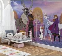 Disney Frozen PHOTO WALLPAPER 157x110 inch girl wall Frozen Elsa Purple princes