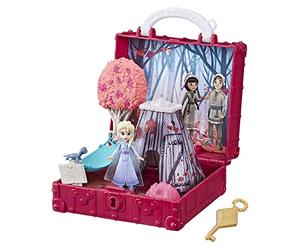 Disney Frozen Pop Adventures Enchanted Forest Set Pop-Up Playset With Handle, Including Elsa Doll, Toy Inspired 2 Film