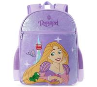 Disney Frozen Princess Minnie Marvel Glitter Toddler Backpack for Boys and Girls | Kindergarten Elementary Kids Bookbag, Tangled's Tower of Light, M, Character