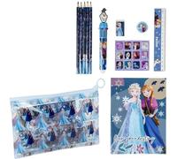 Disney Frozen School Stationery Set for Kids with Pencil Case