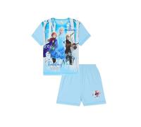 Disney Frozen Short Pyjamas For Girls Kids Elsa Shortie Pjs Nightwear Set