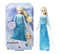 Disney Frozen Singing Elsa Doll, Frozen Elsa in Signature Clothing, Collectible Fashion Doll, Poseable Doll with Button that Sings Let It Go Song, Toys for Ages 3 and Up, German Version, HMG32