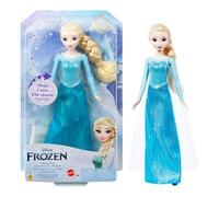 Disney Frozen Singing Elsa Doll, Frozen Elsa in Signature Clothing, Collectible Fashion Doll, Poseable Doll with Button that Sings "Let It Go" Song, Toys for Ages 3 and Up, English Version, HLW55