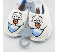 Disney Frozen Slippers Kids UK 7-8 EU 24-26 Olaf White Blue