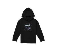 Disney Frozen Spark Your Own Magic Elsa Silhouette Youth Kids Pull-Over Hoodie, Black | Size: 7-8 Years Disney Black 7-8 Years
