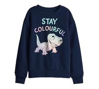 Disney Frozen Stay Colourful With Fire Spirit, Bruni Kids Sweatshirt, Navy, 5-6
