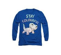 Disney Frozen Stay Colourful With Fire Spirit, Bruni Long Sleeve T-Shirt, Royal | Size: XL Disney Royal XL