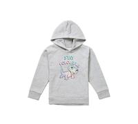 Disney Frozen Stay Colourful With Fire Spirit, Bruni Youth Kids Pull-Over Hoodie, Athletic Heather in Grey | Size: 7-8 Years Disney Grey 7-8 Years