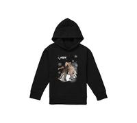 Disney Frozen Sven & Kristoff Snow Bros Youth Kids Pull-Over Hoodie, Black | Size: 9-11 Years Disney Black 9-11 Years