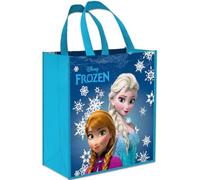 Disney Frozen Tote Bag Accessories Set with 15" Grocery Bag Featuring Elsa, Anna, More | Double-Sided Frozen Reusable Bags Medium