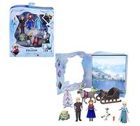 Disney Frozen Toys, Frozen Story Pack with 6 Key Characters, Small Dolls, Figures and Accessories Inspired by Disney Frozen Movies, Gifts for Kids, HLX04