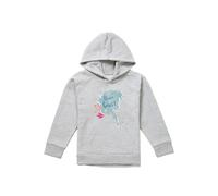 Disney Frozen True At Heart Elsa Silhouette Youth Kids Pull-Over Hoodie, Athletic Heather in Grey | Size: 5-6 Years Disney Grey 5-6 Years
