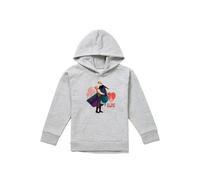 Disney Frozen Valentine'S Day Kristoff & Anna, My True North Youth Kids Pull-Over Hoodie, Athletic Heather in Grey | Size: 12-13 Years Disney Grey 12-13 Years
