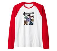 Disney Gargoyles Main Cast Ready For Action Character Panels Raglan Baseball Tee