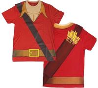 Disney Gaston Beauty and The Beast Costume T-Shirt, Frontback, XXL