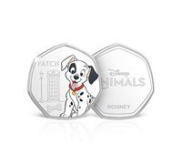 Disney Gifts Shaped Silver Coin Limited Edition 101 Dalmatians Collectable Patch