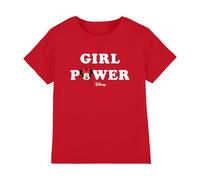 Disney Girl Power Kids T Shirt, Red, 3-4