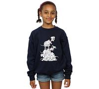 Disney Girls 101 Dalmatians Chair Sweatshirt Navy Blue 12-13 years