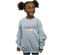 Disney Girl's 101 Dalmatians L´Amour Sweatshirt in Grey | Size: 5-6 Years Disney Grey 5-6 Years