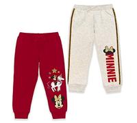 Disney Girl's 2-Piece Minnie Mouse Jogger Pant Set - Red - 4 Years