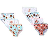 Disney Girls' 7-Pack 7pk Bikini Brief Underwear, Moana Toddler-Multi, 2-3 Years (Pack of 7)