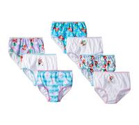 Disney Girls' Princess Little Mermaid 100% Combed Cotton Underwear Panties Sizes 2/3t, 4t, 4, 6 and 8 Briefs, 7-Pack Ariel, 2-3 Years (Pack of 7)
