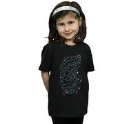 Disney Girls Aladdin Princess Jasmine Written in The Stars T-Shirt Black 12-13 Years