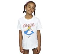 Disney Girls Alice in Wonderland Take A Bow T-Shirt White 12-13 Years