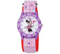 Disney Girl's Analog Japanese Quartz Watch with Nylon Strap WDS000748