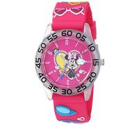 Disney Girl's Analog Japanese Quartz Watch with Plastic Strap WDS000747