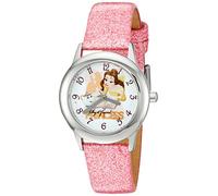 Disney Girl's Analog Quartz Watch with Leather Strap W002922
