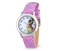 Disney Girl's Analog Quartz Watch with Leather Strap W002979