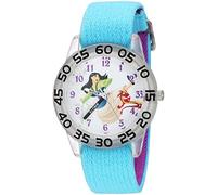 Disney Girl's Analog-Quartz Watch with Leather-Synthetic Strap WDS000198