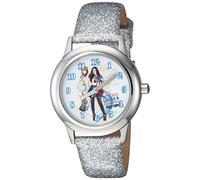 Disney Girl's Analog-Quartz Watch with Leather-Synthetic Strap WDS000249