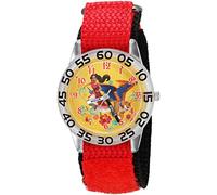 Disney Girl's Analog-Quartz Watch with Leather-Synthetic Strap WDS000278