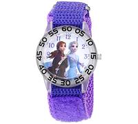 Disney Girls Analog Quartz Watch with Nylon Strap WDS000790