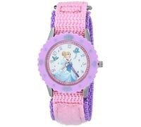 Disney Girl's Analog Quartz Watch with Nylon Strap WDS000867