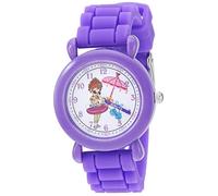 Disney Girl's Analog-Quartz Watch with Silicone Strap WDS000591