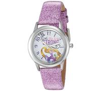 Disney Girl's Analogue Analog-Quartz Watch with Leather Strap W002962