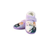 Disney Girl's Anna & Elsa Snowflake Frozen Slippers in Purple | Size: Infant 13 Disney Purple Infant 13