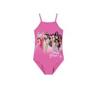 Disney Girl's Ariel, Rapunzel & Moana Swimsuit in Pink | Size: 6-7 Years Disney Pink 6-7 Years